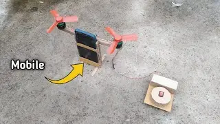 How To Make Mobile Drone ll wireless remote control mobile drone ll flying mobile mini drone