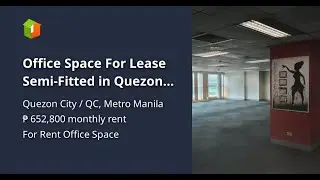 Office Space For Lease Semi-Fitted in Quezon City 1361sqm