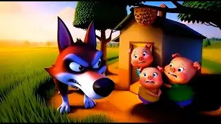 Three Little Pigs Bike Chase Song 🐷🚲 | Fun Wolf Adventure for Kids!  | Pigi Cartoon Ep.6