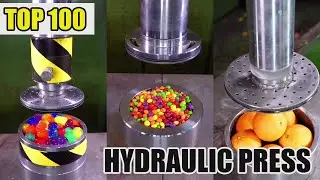 Top 100 Most Satisfying Hydraulic Press Crushes | Ultimate Crushing Moments Compilation #asmr