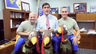 AFCEC with Mr Brown Thanksgiving