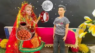 Barbie Doll All Day Routine ain Indian Village/Laxmi Ki Kahani Part-273/Barbie Doll Bedtime Story ll