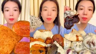 Traditional Chinese Homemade Food Eating Show | Buns Noodles & Desserts Mukbang