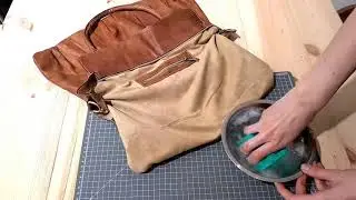 Check out this quick and easy tip for cleaning the inside of your leather bag!