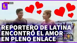 Joven coquetea con reportero de Latina en plena transmisi&oacute;n en vivo
