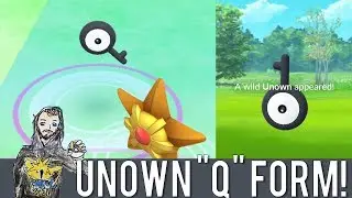 A WILD UNOWN HAS APPEARED! Pokemon GO Unown 