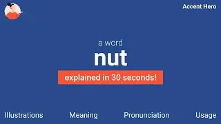 NUT - Meaning and Pronunciation