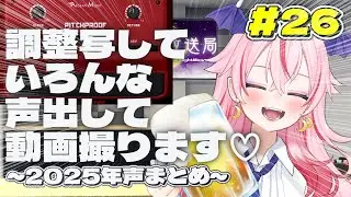 #26【ラジオ風作業雑談】2025年最後・PitchProof写して色んな声で動画撮る水曜日の「月夜月放送局」-ToMonday's Radio MoonNight Moon -【バ美肉VTuber】