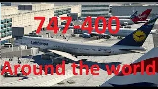 Timelapse - Leipzig✈Dubai✈Bali✈Tokyo✈San Francisco✈Boston✈Leipzig  [X-Plane 11]