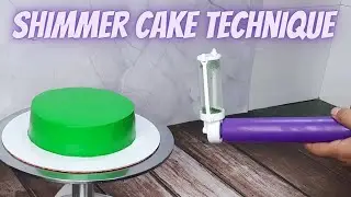 Cake New Tricks || Cake Decorating Ideas || Shimmer Cake Technique || केक की नई डिजाइन. Glitter Cake