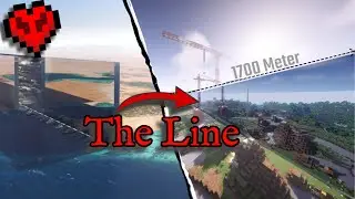 Я построил линию из 170 000 блоков в Minecraft (мой компьютер плакал) — проект «Линия Саудовской ...
