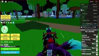 Bloxfruit bully attacking a low lvl noobie but fails