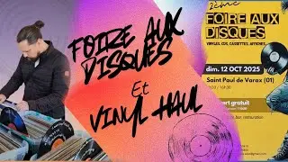 foire aux disques et vinyl haul. premi&egrave;re vid&eacute;o #vinyle #vinyl #musique #music