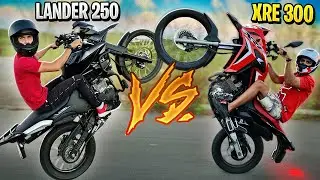 DESAFIO 1000 METROS EMPINANDO (XRE 2022 VS LANDER 2021)