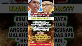 KRITIKAN PEDAS ANGGOTA DPR BUAT KANG DEDI MULYADI ?