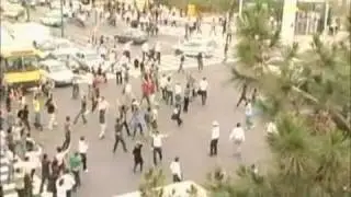 Protestors in Iran Sunday 14 June 2009