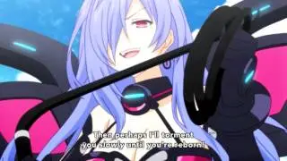 Hyperdimension Neptunia: The Animation - Iris Heart punishes Linda