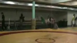 Siavash wrestling arm wrench neckbreaker.flv