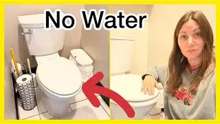 How to Flush a Toilet Without Water | toilet flush hack without running water | No water In Toilet