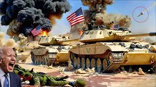 2 hours ago! US tanks were destroyed in an instant, look what happened!