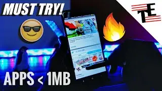TOP ANDROID APPS UNDER 1MB - MUST TRY! (2018)  | TechEver