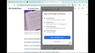 Authenticate With Google & Logic