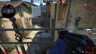 Clean AK Kill When I Couldn't See The Guy - CS:GO