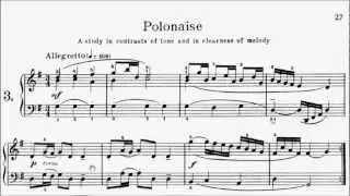 First Lessons in Bach Book 2 No.3 Polonaise BWV Anh 130 G Major (Anna Magdalena) Sheet Music