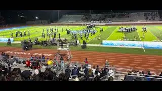 Rancho Cucamonga High School Marching Band at Ramona Field 11/11/2023 RCMC