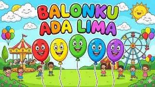 BALONKU ADA LIMA - LAGU ANAK INDONESIA 