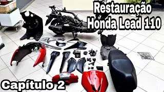 Parte 2 - Conserto Honda Lead 110 Desmontagem e limpeza geral do cvt #hondalead #carenagens #scooter