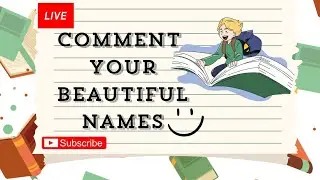 🔴📛✍️ Join Our LIVE Name Writing Channel to Discover Unique Name Styles!🔴