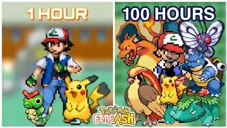 i Played Pokemon Fire Ash For 100 Hours | Will i Become champion 🏆 ?