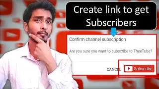 How to create Subscribe link for youtube | Subscribe link banaye | Latest 2020 | Hindi | TheeTube