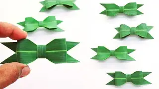 How To make A Bow Using Palm/Coconut Leaf | Palm Leaf Bow | Coconut Leaf Bow | Coconut Leaf Craft