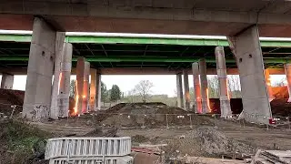Sprengung Liedbachtalbrücke in Unna am 15.12.2024