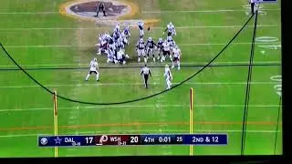 Redskins Beat Cowboys on Missed FG by Brett Maher
