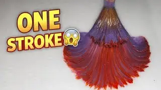 Satisfying Brush Stroke Painting | Relaxing Art Video