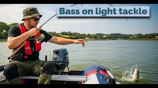 SIB Fishing for Bass on light tackle - Small Inflatable Boat