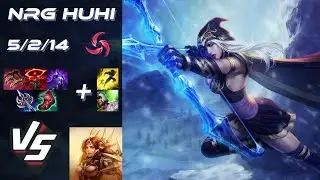 NRG Huhi SUPPORT Ashe vs Leona - NA Grandmaster Patch 14.14