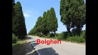 Bolgheri - ein Dorf in der Toskana am Ende der Zypressen-Allee