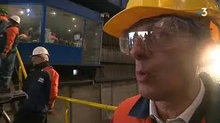Bruno Le Maire en visite chez Ascoval Saint-Saulve