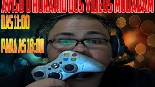 Vlog Aviso: O &ocirc;&ocirc; Horario dos videos mudaram