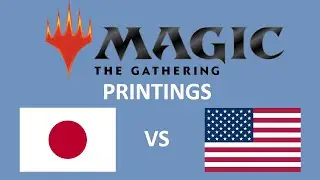 Final Fantasy MTG Card Prints. Surprising differences! Japan VS USA!