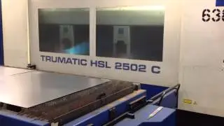 2007 TRUMPF TRUMATIC TC-HSL-2502 DUAL HEAD CNC LASER CUTTING SYSTEM 3,800 WATT