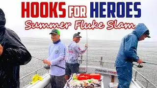 Hooks for Heroes Fluke Tournament with Black Bottom Fishing Charters