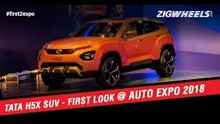 Tata 45X Hatchback and H5X SUV | Auto Expo 2018 | First Look | ZigWheels.com