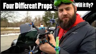 Daily Vlog: Flying a drone with 4 different props?