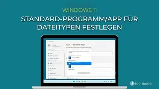 Standard-Programm/App f&uuml;r Dateitypen festlegen [Windows 11]