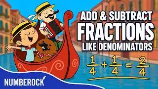 Add & Subtract Fractions with Like Denominators | Numberock Math Song for Kids (Grades 3&ndash;5)